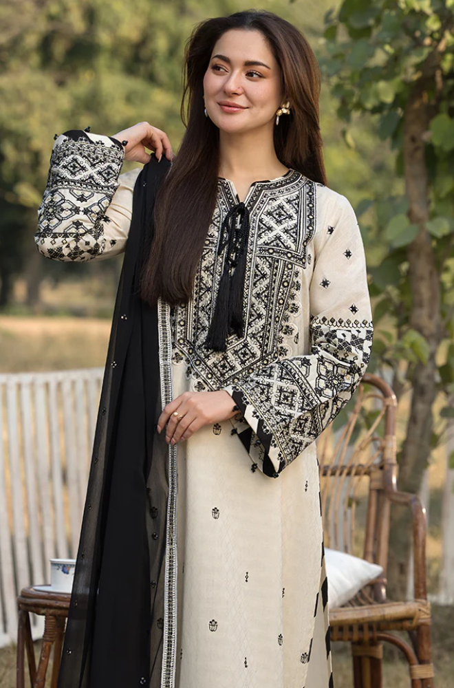 CF-5007 ASOFT PREMIUM  KHADR WOOL LUXURY KHADI NET SHAWL DRESS ChoiceFabrics