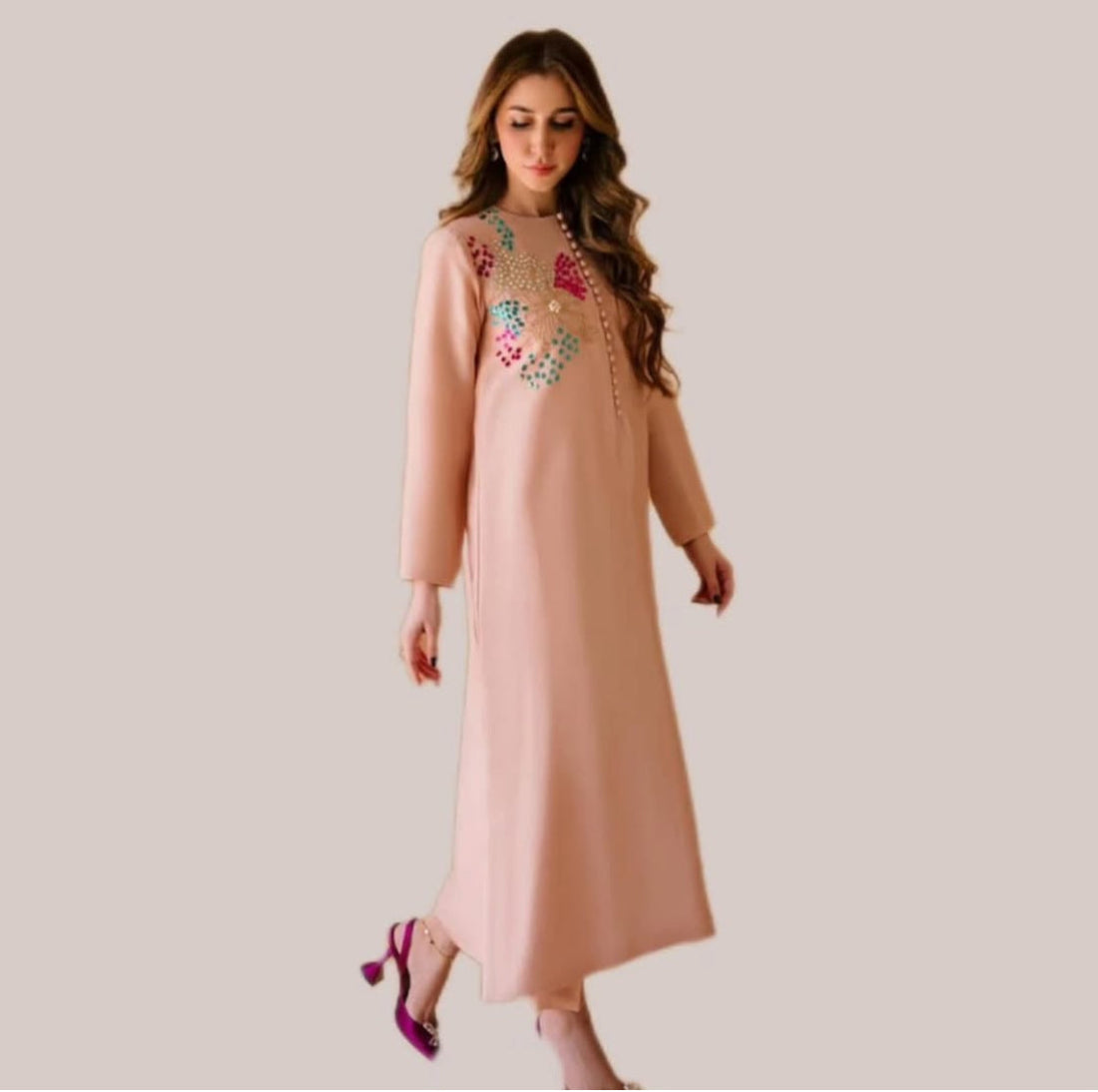 GULLAB-PURE RAW SILK ChoiceFabrics