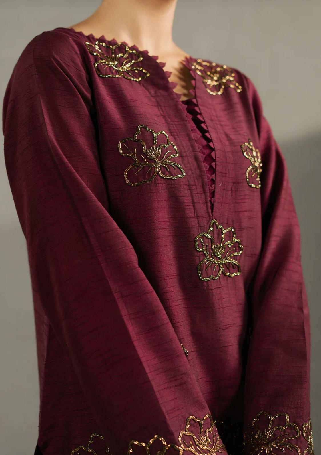 SAROSH-PURE RAW SILK ChoiceFabrics