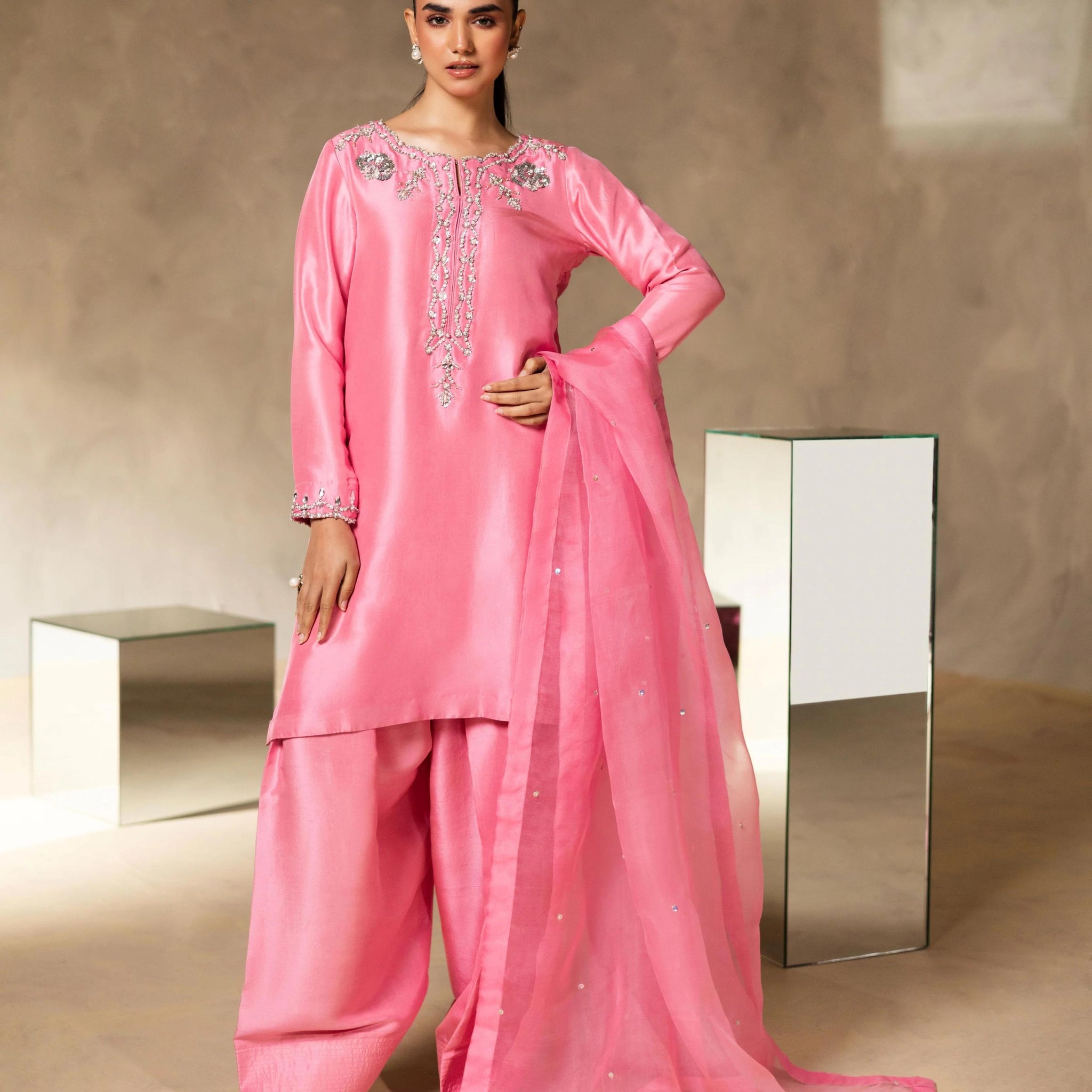 RIA PINK-PURE SILK Choice Fabrics